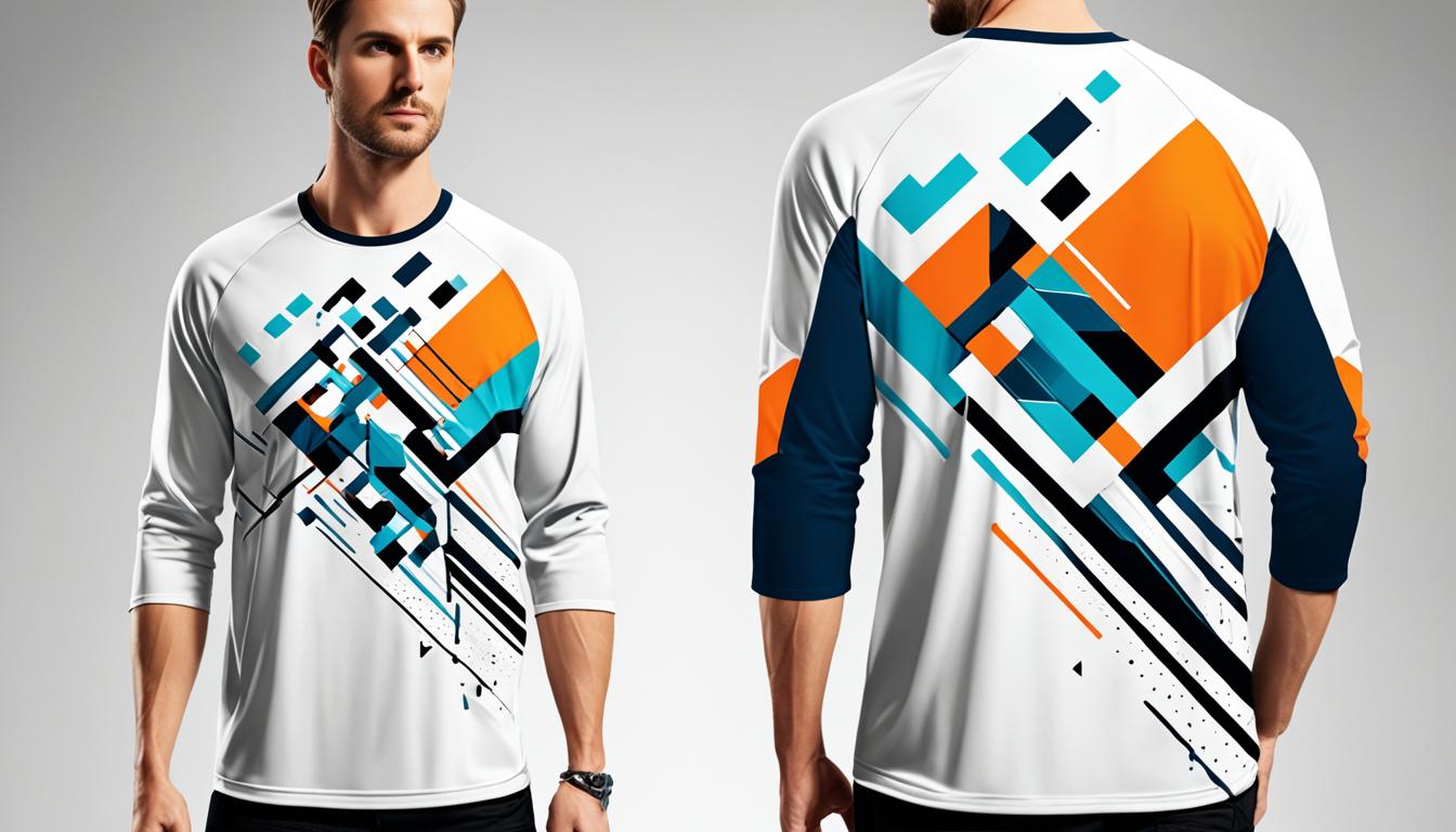 Kaos Raglan Vector
