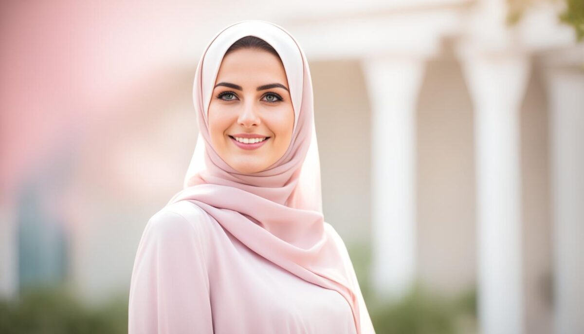 jilbab nude pink