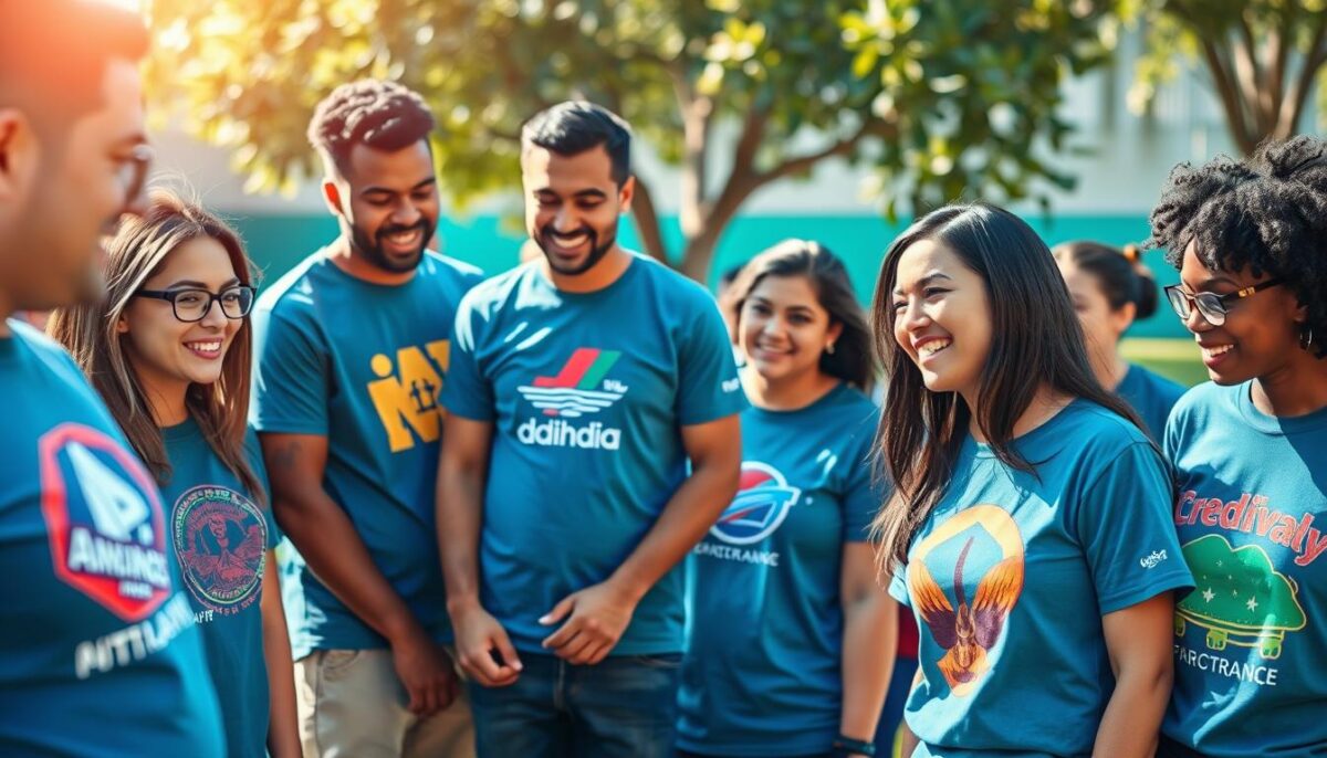 peran sablon kaos untuk perusahaan