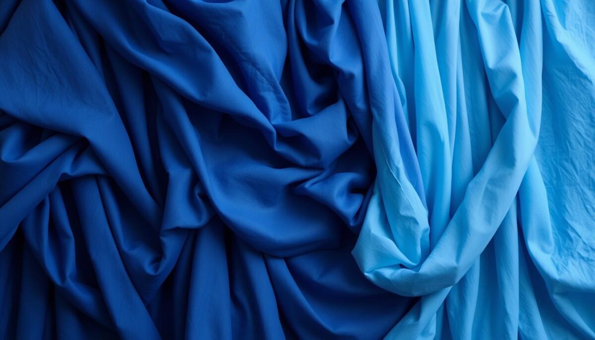 tren warna biru terkini